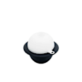 Miniatyrbillede 2 af 2: Autonautic Instrumental Flush Mount Kompas Fladt Kort Med Dæksel C12plus-0020 Sort