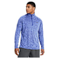 Miniatyrbillede 1 af 6: Under Armour Tech™ 2.0 Halv Lynlås Langærmet T-shirt Blå L / Regular Mand