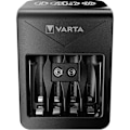 Miniatyrbillede 3 af 10: Varta Lcd Pug Oplader+ Med 4x2100mah Aa Sort