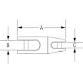 Pikkukuva 2 / 2: Seachoice Anchor Swivel Harmaa 89 mm