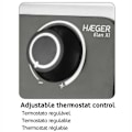 Miniatyrbillede 5 af 5: Haeger Oliefyldt Led Radiator Oh-011.007a Elan Xi Transparent One Size / EU Plug
