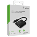 Miniatyrbillede 7 af 7: Belkin Usb-c To Hdmi + Charge Adapter Sort