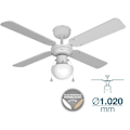Miniatyrbillede 2 af 2: Edm Loftsventilator Caribe 50w 102 Cm Søvfarvet One Size / EU Plug