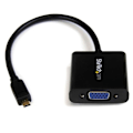 Miniatyrbillede 1 af 5: Startech Micro Hdmi To Vga Adapter Sort