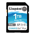 Miniatyrbillede 1 af 5: Kingston Canvas Go! Plus Sd Uhs-i Clase 10 1tb Sd-kort