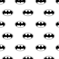 Miniatyrbillede 7 af 7: Play Fabrics Dynetæppe Med Knapper Batman Basic Til 180 Seng 260x240 Cm