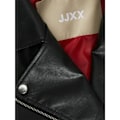 Miniatyrbillede 3 af 3: Jack & Jones Frida Biker Læderjakke Sort S Kvinde
