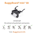Miniatyrbillede 4 af 5: Lascal Buggy Board Mini 3d Sort