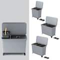 Pikkukuva 6 / 8: Keden Kierrätys Astia 1x10l+1x23l Systema 57x29x41 Cm