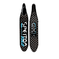 Miniatyrbillede 1 af 4: Spetton Spearfishing Finner Cx Eolo Spearfisher Carbon Quattro Sort EU 42-43