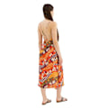 Miniatyrbillede 5 af 7: Superdry Printed Slip ærmeløs Lang Kjole Orange XS Kvinde