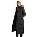 Miniatyrbillede 1 af 6: Superdry Jakke Super Long Line Fuji Sort XS Kvinde
