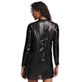Miniatyrbillede 2 af 5: Superdry Langærmet Kort Kjole Studios Sparkle Sort XS Kvinde