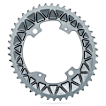 Miniatyrbillede 1 af 2: Absolute Black Til Sram Kæderring Oval 110x5 2x Søvfarvet 52t