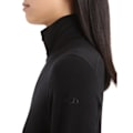 Miniatyrbillede 4 af 5: Icebreaker Merino 260 Tech Langærmet Baselayer Sort S Kvinde
