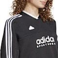 Miniatyrbillede 4 af 4: Adidas Tiro Cut 3 Stripes Fleece Sweatshirt Sort M / Regular Kvinde