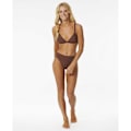 Miniatyrbild 6 av 6: Rip Curl Bikinitopp Premium Surf Wide Bind Triangle Brun L Kvinna