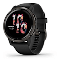 Miniatyrbillede 1 af 8: Garmin Kigge På Venu 2 Sort