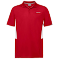 Miniatyrbillede 1 af 2: Head Racket Kortærmet Poloshirt Club Tech Rød S Mand