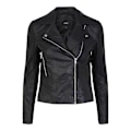 Miniatyrbillede 3 af 7: Yas Jakke Sophie Leather Sort M Kvinde