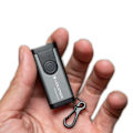 Miniatyrbillede 2 af 4: Led Lenser K 46r Memory 4gb Memory 4gb Genopladelig Lommelygte Nøglering Grå 400 Lumens