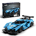 Miniatyrbillede 4 af 4: Deqube Blå Rc Helios 419 Stykker Spil Konstruktion Blå