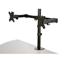 Miniatyrbillede 1 af 2: Startech Monitor Arm Dual Crossbar Steel Sort