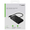 Miniatyrbillede 8 af 9: Belkin Usb-c Multimedia And Charge Adapter Sort