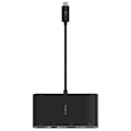 Miniatyrbillede 3 af 9: Belkin Usb-c Multimedia And Charge Adapter Sort