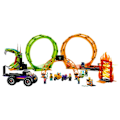 Miniatyrbild 2 av 10: Lego Akrobatisk Spår Med Dubbel Curl Flerfärgad