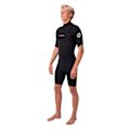 Pikkukuva 3 / 3: Rip Curl Lyhythihainen Vetoketjullinen Rintapuku Dawn Patrol 2/2 Mm Musta S