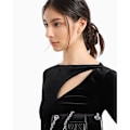Miniatyrbillede 4 af 4: Armani Exchange 6dya76-yj9wz Kjole Sort M Kvinde