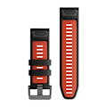 Miniatyrbillede 2 af 2: Garmin Silikone Urrem Quickfit® 26 Mm Sort,Grå