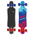 Miniatyrbillede 1 af 7: Street Surfing Longboard Higher Faster Sort