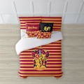 Miniatyrbillede 1 af 7: Play Fabrics Nordic Case Med Bomuldsknapper Til Gryffindor Shield 120 200x200 Cm Seng