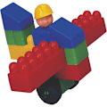 Pikkukuva 3 / 4: Miniland Rakennuspeli Blocks 304 Yksiköt Monivärinen