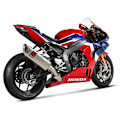 Pikkukuva 4 / 6: Akrapovic Full Line -järjestelmä Track Day Slip On Line Titanium Muffler Cbr 1000rr-r Fireblade/sp 20 Ref:s-h10so25-aplt/td Hopeinen
