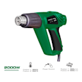 Pikkukuva 2 / 2: Koma Tools Kuumailmapistooli 2000w Vihreä One Size / EU Plug