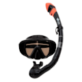 Miniatyrbillede 2 af 4: Aquawave Snorkelsæt Hydra Mirror Sort