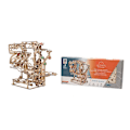Miniatyrbillede 3 af 3: Ugears Marble Run Chain Træ Mekanisk Model Gylden