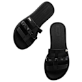 Miniatyrbillede 3 af 3: Melissa Sun Atlantis Klipklapper Sort EU 40 Kvinde