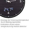 Miniatyrbillede 5 af 7: Bresser Vægur Mytime Ledsec Sort