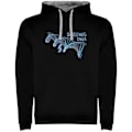 Miniatyrbillede 1 af 4: Kruskis Hættetrøje Surf Dna Two-colour Sort 3XL Mand