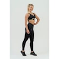 Miniatyrbillede 3 af 6: Nebbia Sports Top Høj Support Padded Intense Iconic Gold Sort XS Kvinde