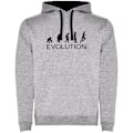 Miniatyrbillede 1 af 4: Kruskis Hættetrøje Evolution Running Two-colour Grå 3XL Mand