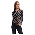 Miniatyrbild 1 av 5: Hugo Långärmad T-shirt Diralina 3 10238470 Brun M Kvinna