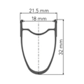 Pikkukuva 2 / 2: Dt Swiss Tien Takapyörä Pr 1400 Dicut 32 Tubeless Musta 5 x 130 mm / Shimano/Sram HG