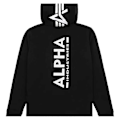 Miniatyrbillede 2 af 2: Alpha Industries Back Print Hættetrøje Sort 14 Years Dreng