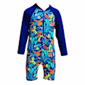 Miniatyrbillede 3 af 4: Funky Trunks Uv Langærmet Jumpsuit Go Slothed Flerfarvet 5 Years