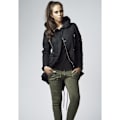 Miniatyrbillede 1 af 8: Urban Classics Parka Foret Bomuld Herpa Sort L Kvinde